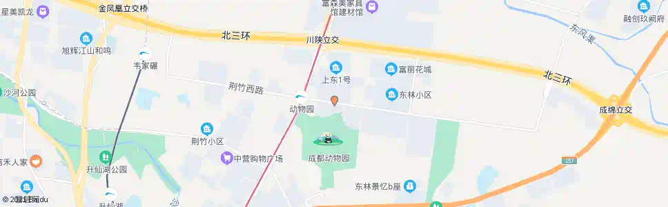 成都荆竹中路_公交站地图_成都公交_妙搜公交查询2025