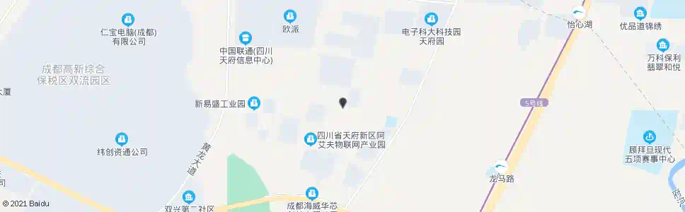 成都物联二路东_公交站地图_成都公交_妙搜公交查询2025