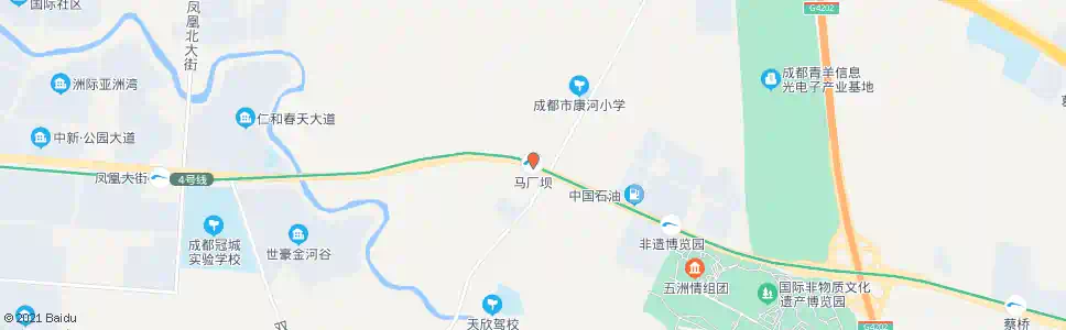 成都地铁马厂坝站_公交站地图_成都公交_妙搜公交查询2025