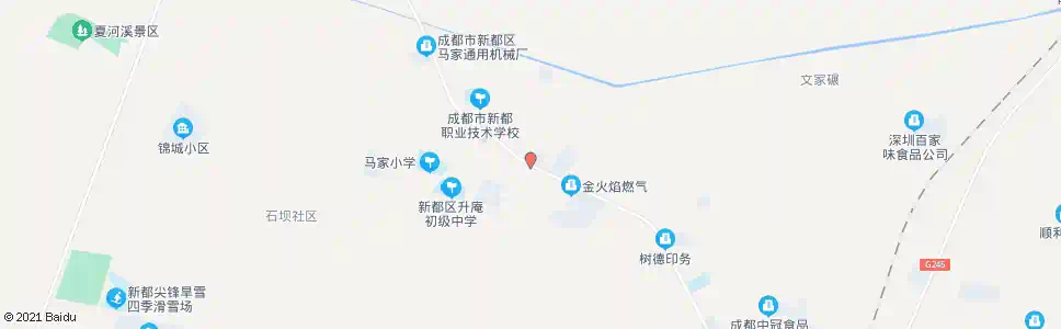 成都马家公园_公交站地图_成都公交_妙搜公交查询2025