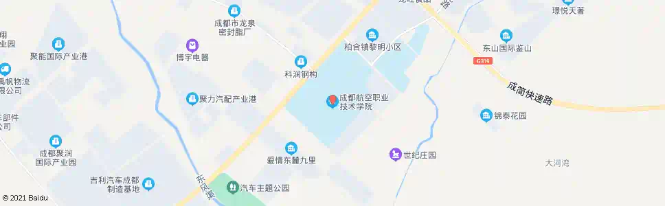成都航空学院_公交站地图_成都公交_妙搜公交查询2025