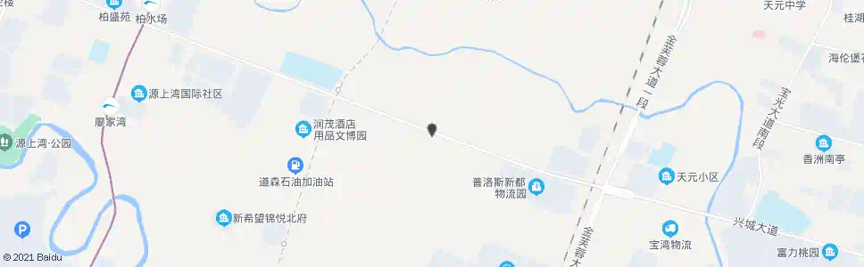 成都兴城大道_公交站地图_成都公交_妙搜公交查询2025