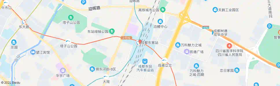成都草堂路东_公交站地图_成都公交_妙搜公交查询2025