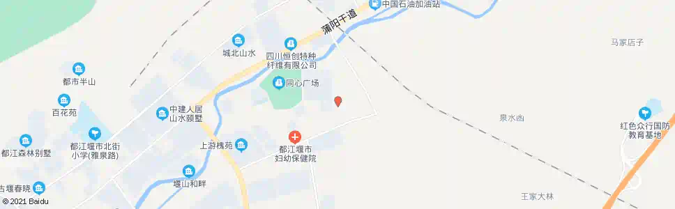 成都都江堰政务中心_公交站地图_成都公交_妙搜公交查询2025