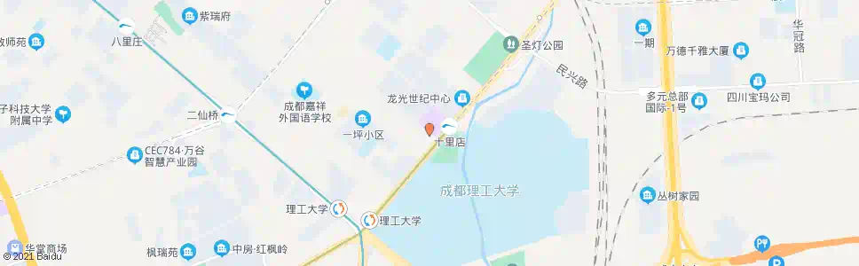 成都东华一路_公交站地图_成都公交_妙搜公交查询2025