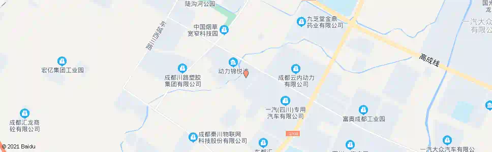 成都顶峰动力港_公交站地图_成都公交_妙搜公交查询2025