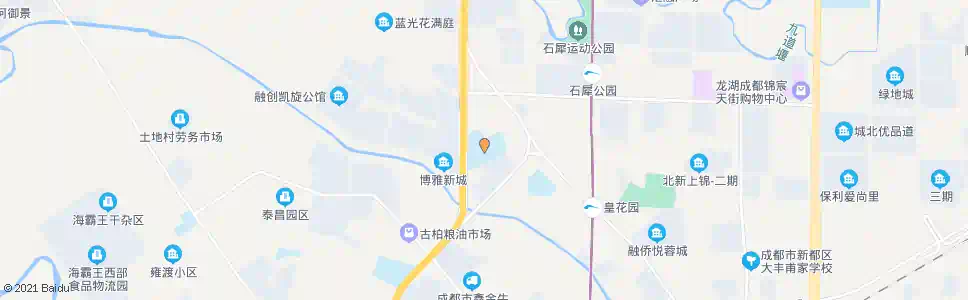 成都大丰中学_公交站地图_成都公交_妙搜公交查询2025