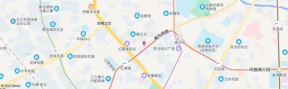成都汽配城_公交站地图_成都公交_妙搜公交查询2025