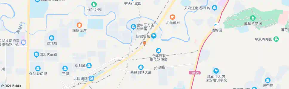 成都金芙蓉大道天丰路口_公交站地图_成都公交_妙搜公交查询2025