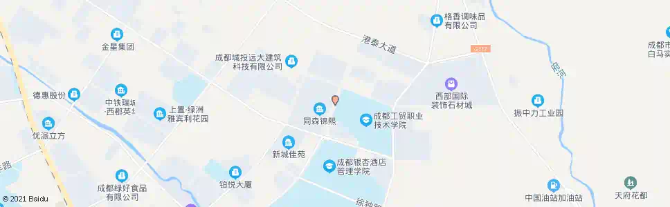 成都工业港公交站_公交站地图_成都公交_妙搜公交查询2025