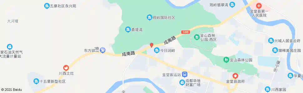 成都观岭国际_公交站地图_成都公交_妙搜公交查询2025