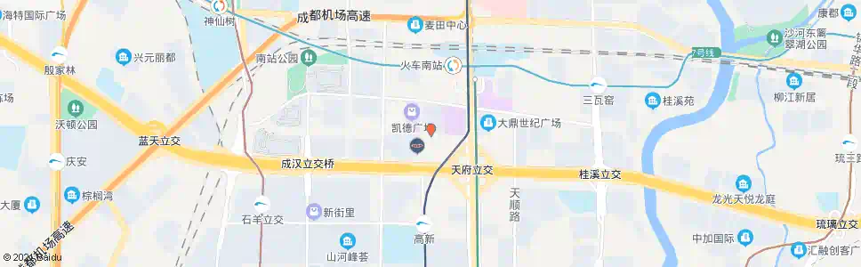 成都泰和一街中_公交站地图_成都公交_妙搜公交查询2025