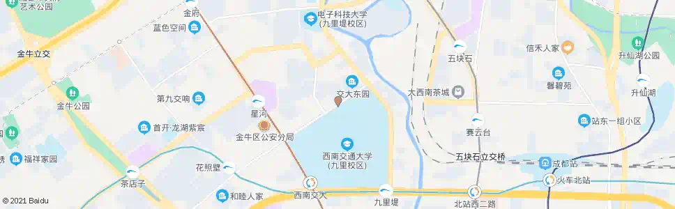 成都群星路_公交站地图_成都公交_妙搜公交查询2025