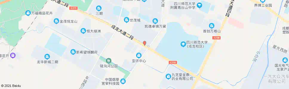 成都龙安村招呼站_公交站地图_成都公交_妙搜公交查询2025