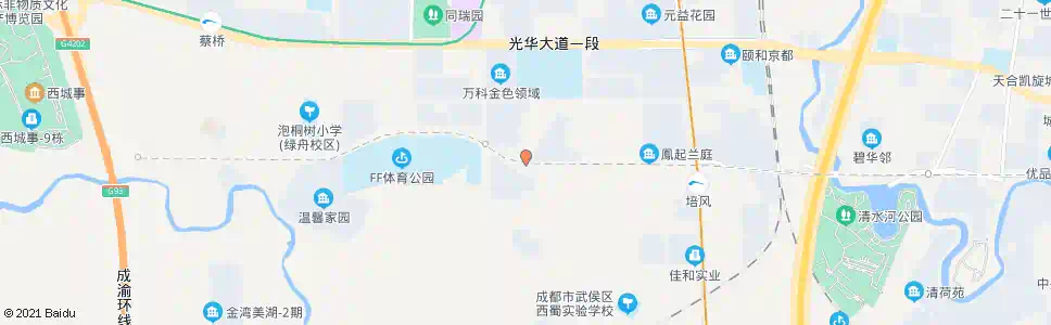 成都光华八线王何大道口_公交站地图_成都公交_妙搜公交查询2025