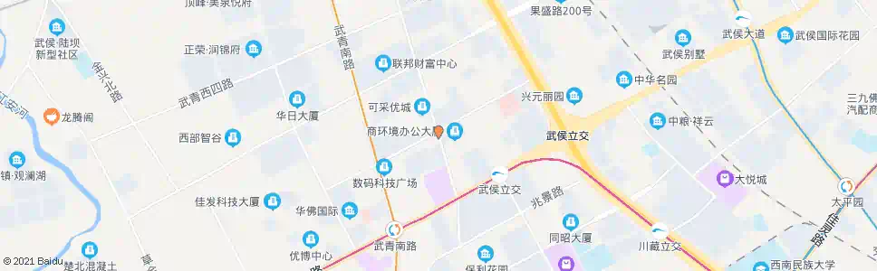 成都武兴二路_公交站地图_成都公交_妙搜公交查询2025