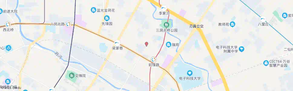 成都三友巷_公交站地图_成都公交_妙搜公交查询2025