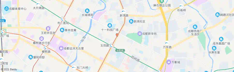 成都双林路一环路口_公交站地图_成都公交_妙搜公交查询2025
