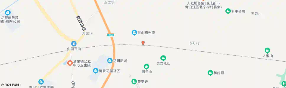 成都友好村一组_公交站地图_成都公交_妙搜公交查询2025