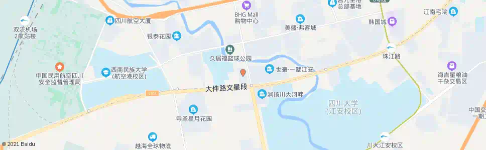 成都康桥品上_公交站地图_成都公交_妙搜公交查询2025