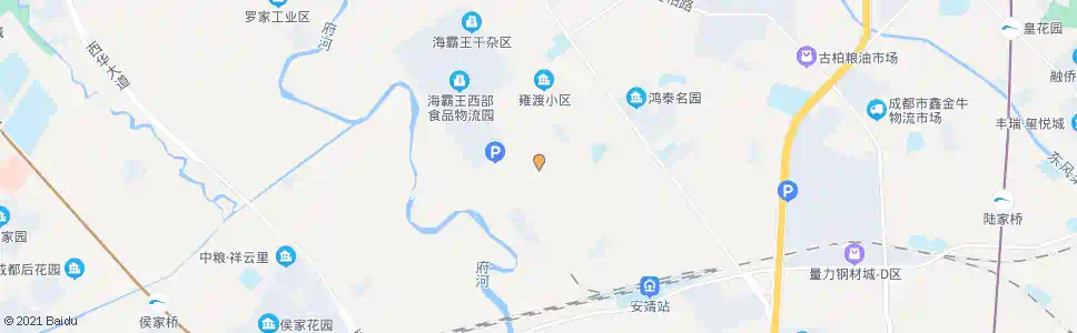 成都安靖雍渡居委会_公交站地图_成都公交_妙搜公交查询2025