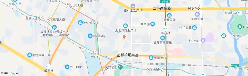成都紫荆东路东_公交站地图_成都公交_妙搜公交查询2025