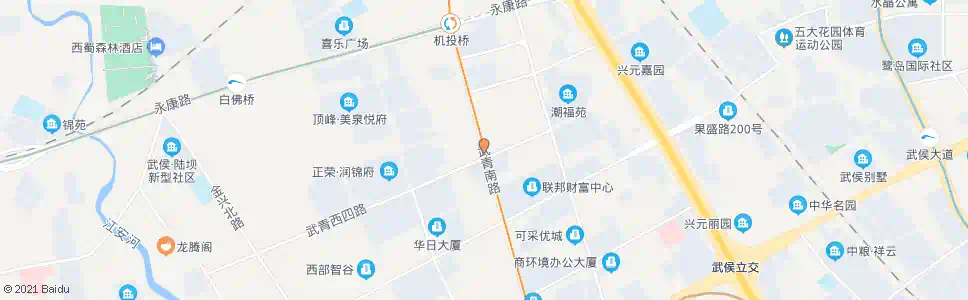 成都武青南路武青东四路口_公交站地图_成都公交_妙搜公交查询2025