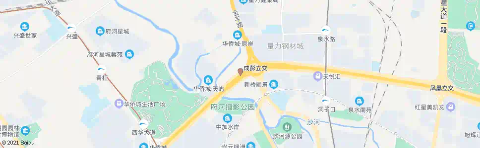 成都三环成彭立交西外侧_公交站地图_成都公交_妙搜公交查询2025