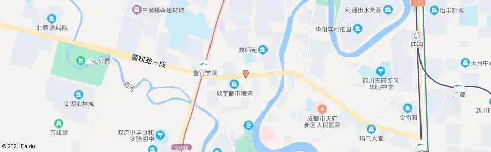 成都华阳大道一段_公交站地图_成都公交_妙搜公交查询2025