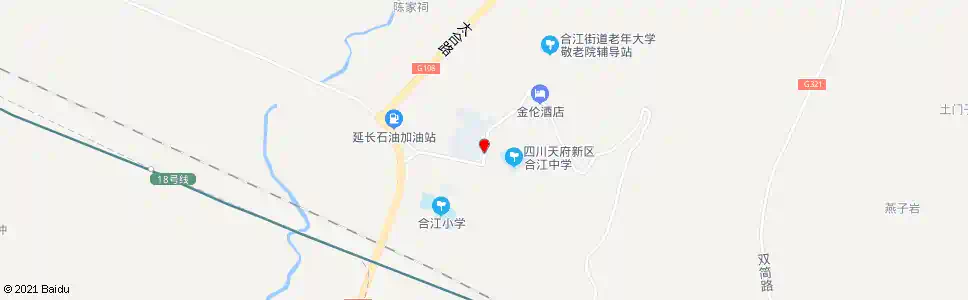 成都合江教师街_公交站地图_成都公交_妙搜公交查询2025
