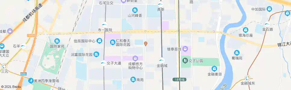 成都锦晖西一街_公交站地图_成都公交_妙搜公交查询2025