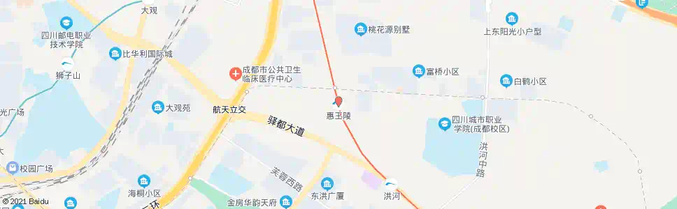 成都地铁惠王陵站_公交站地图_成都公交_妙搜公交查询2025