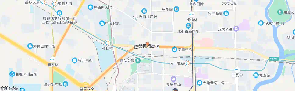 成都机场路新光路口_公交站地图_成都公交_妙搜公交查询2025