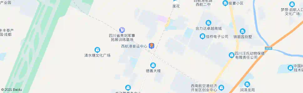 成都西航港客运站_公交站地图_成都公交_妙搜公交查询2025