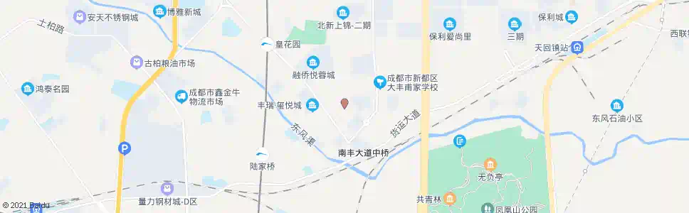 成都南丰花园_公交站地图_成都公交_妙搜公交查询2025