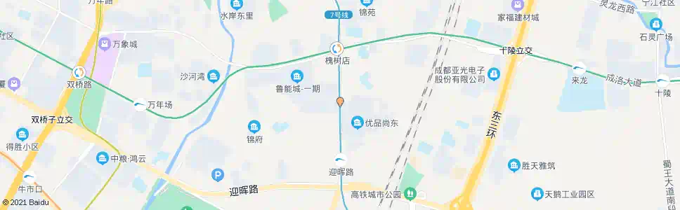 成都建材路_公交站地图_成都公交_妙搜公交查询2025