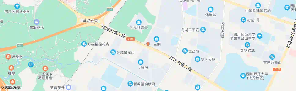 成都龙华寺_公交站地图_成都公交_妙搜公交查询2025