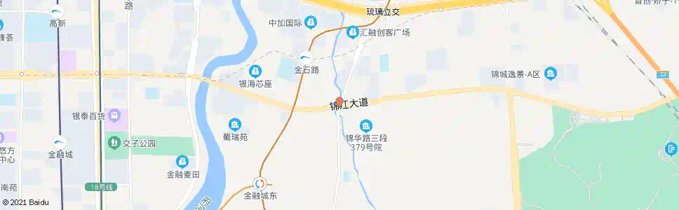 成都锦华路三段_公交站地图_成都公交_妙搜公交查询2025