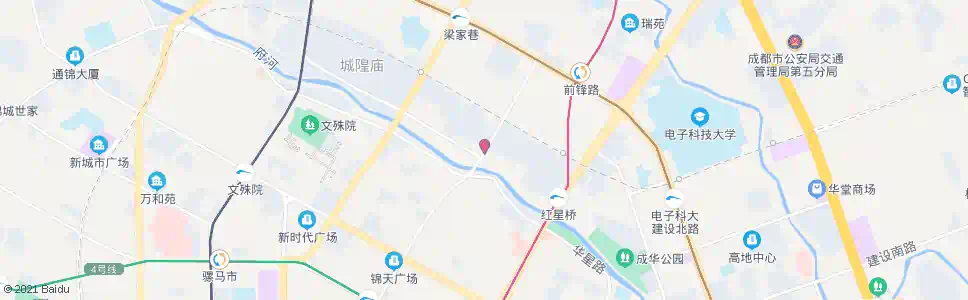成都曹家巷_公交站地图_成都公交_妙搜公交查询2025