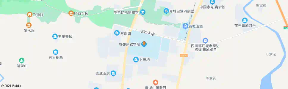 成都东软学院_公交站地图_成都公交_妙搜公交查询2025