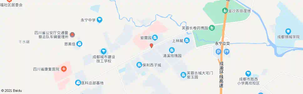 成都芙蓉大道开金路口_公交站地图_成都公交_妙搜公交查询2025