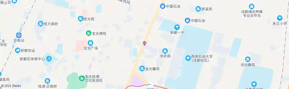 成都新都四中_公交站地图_成都公交_妙搜公交查询2025