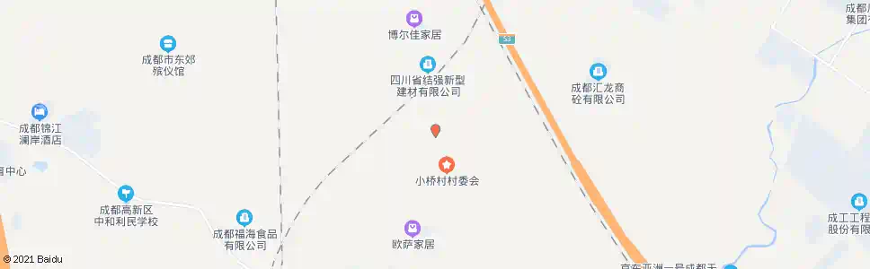 成都小桥医疗站_公交站地图_成都公交_妙搜公交查询2025