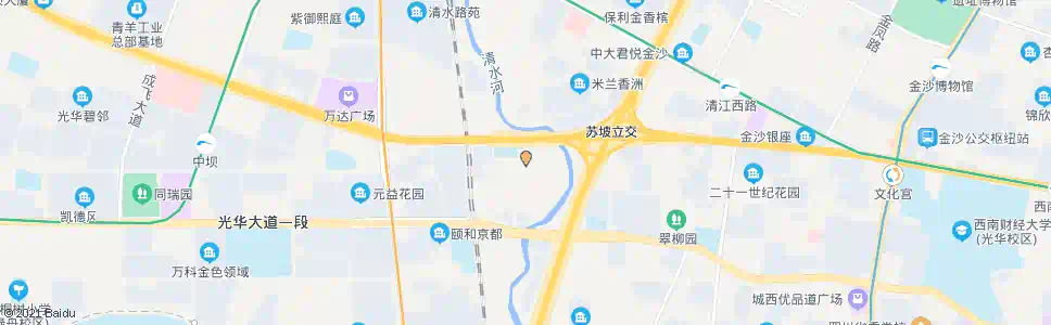 成都苏坡中路北_公交站地图_成都公交_妙搜公交查询2025