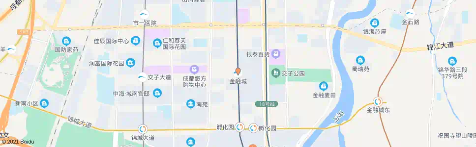 成都地铁金融城站_公交站地图_成都公交_妙搜公交查询2025