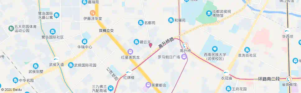 成都广福桥北街_公交站地图_成都公交_妙搜公交查询2025