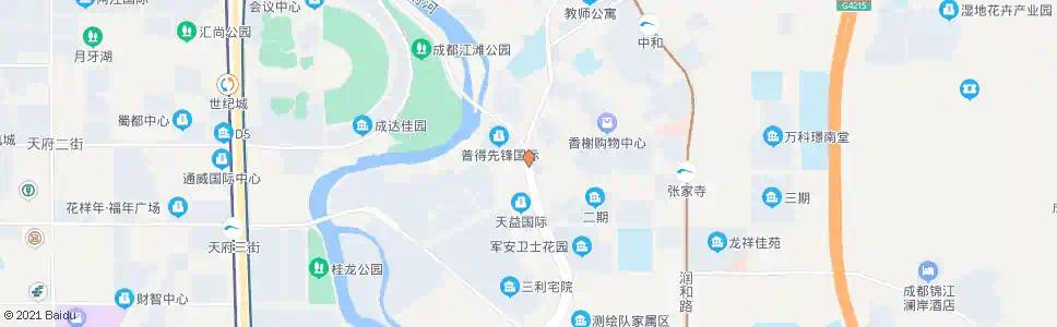 成都新下街_公交站地图_成都公交_妙搜公交查询2025