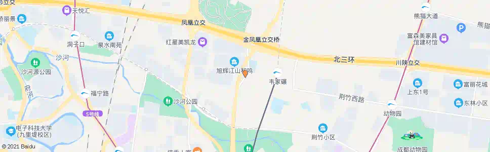 成都韦家碾四路_公交站地图_成都公交_妙搜公交查询2025
