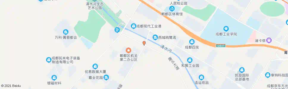 成都红旗大道清水河东路口_公交站地图_成都公交_妙搜公交查询2025