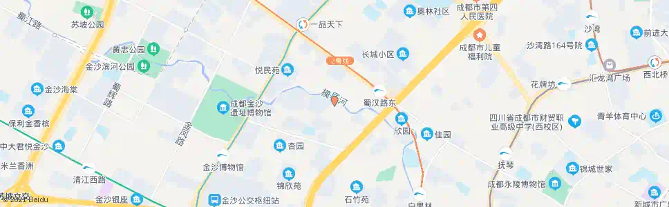 成都同善桥南街_公交站地图_成都公交_妙搜公交查询2025